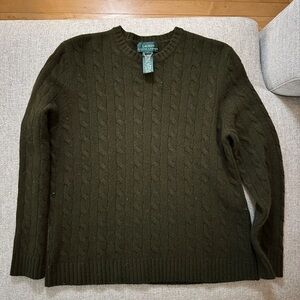 Ralph Lauren Dark Green Crewneck Sweater